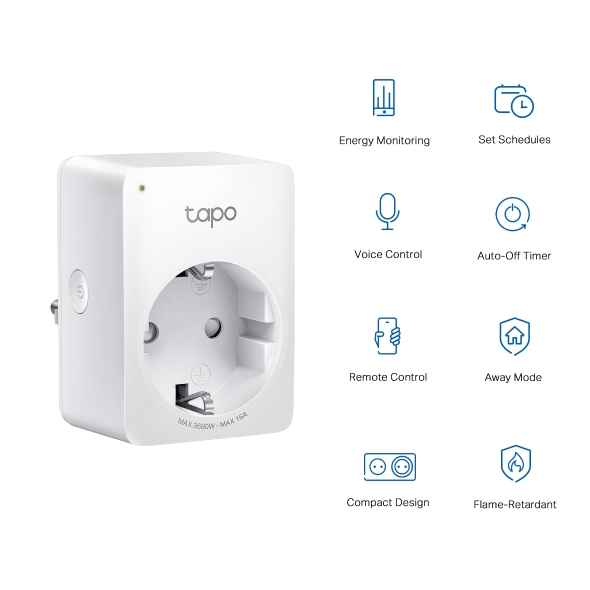 Ổ Cắm Wi-Fi Thông Minh Tapo P110 – 1 Pack Ổ Cắm Wi-Fi Thông Minh Tapo P110 – 1 Pack