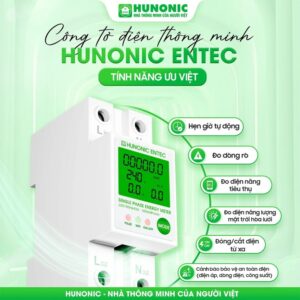 Bộ kiểm soát điện năng Wifi thông minh Hunonic Entec
