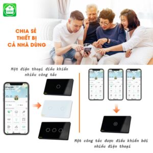 Công tắc cảm ứng WiFi Hunonic Datic