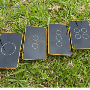 Công tắc thông minh cao cấp viền vàng, Tuya Platform, Zigbee 3.0