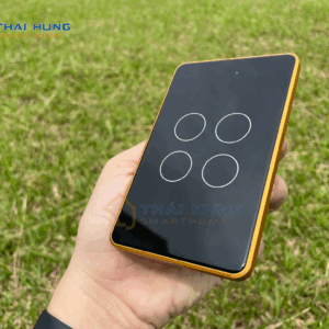 Công tắc thông minh cao cấp viền vàng, Tuya Platform, Zigbee 3.0