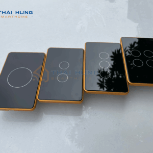 Công tắc thông minh cao cấp viền vàng, Tuya Platform, Zigbee 3.0