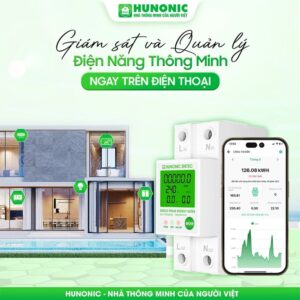 Bộ kiểm soát điện năng Wifi thông minh Hunonic Entec