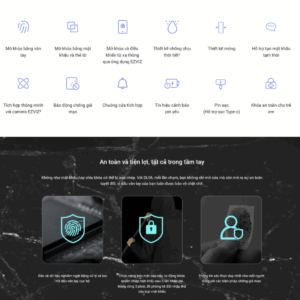 Khóa cửa nhôm thông minh Ezviz CS-DL06