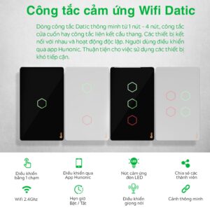 Công tắc cảm ứng WiFi Hunonic Datic