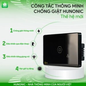 Công tắc chống giật wifi Hunonic Datic , công suất lớn