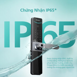 Khóa vân tay thông minh Philips DDL610-5HBS