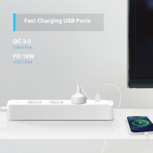Ổ Cắm Dài Wi-Fi Thông Minh TP-Link Tapo P300