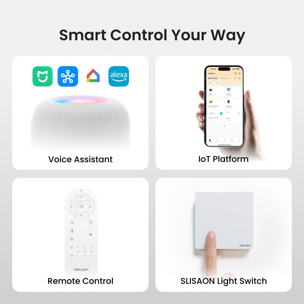 Đèn quạt trần không cánh Yeelight Turbo YLBGD-0116 Đèn quạt trần không cánh Yeelight Turbo YLBGD-0116