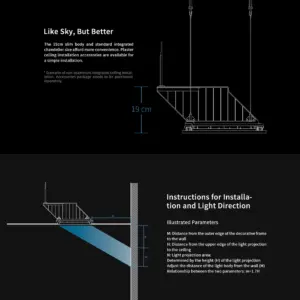 Đèn giếng trời nhân tạo Yeelight Rooflight S2101 85W