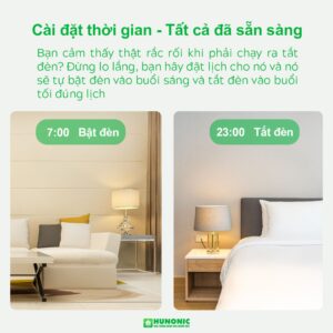 Công tắc cảm ứng WiFi Hunonic Datic