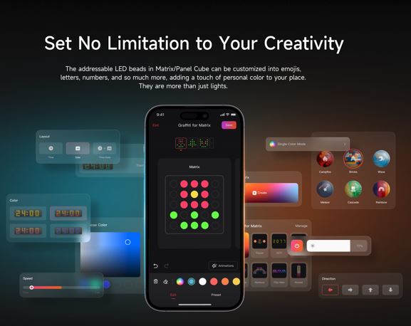 Đèn trang trí thông minh Yeelight Cube Smart Lamp Đèn trang trí thông minh Yeelight Cube Smart Lamp