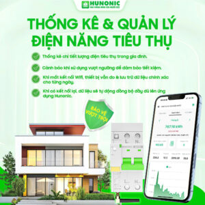 Thiết bị bảo vệ an toàn điện thông minh Hunonic Batec