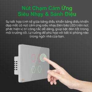Công tắc cảm ứng WiFi Hunonic Datic