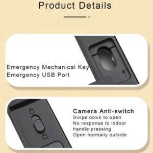 Khoá vân tay cửa nhôm thông minh Matter THS-21 tương thích Apple HomeKit