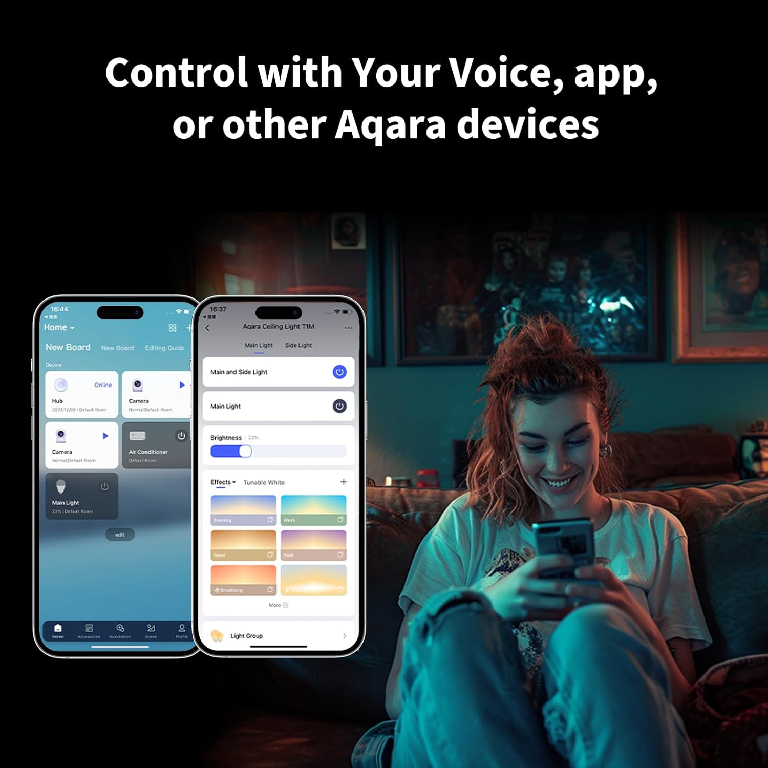 Đèn ốp trần Aqara T1M Symphony Ceiling Light CL-L02D Đèn ốp trần Aqara T1M Symphony Ceiling Light CL-L02D