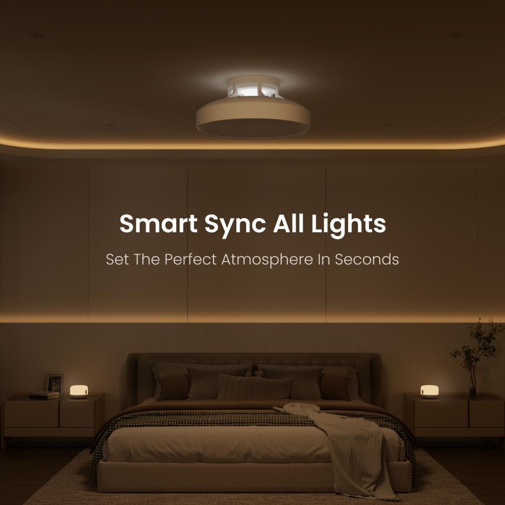 Đèn quạt trần không cánh Yeelight Turbo YLBGD-0116 Đèn quạt trần không cánh Yeelight Turbo YLBGD-0116