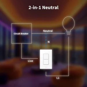 Công tắc thông minh Aqara H2 Light Switch US