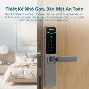 Khóa cửa thông minh Philips DDL615 – 5HBS