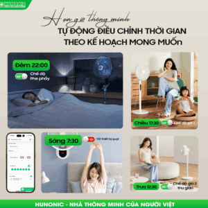 Ổ cắm quạt thông minh wifi Hunonic SK18