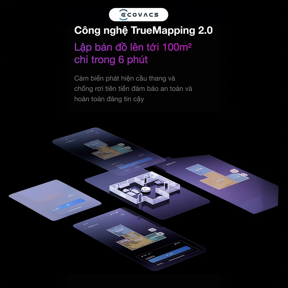 Robot hút bụi lau nhà Ecovacs Deebot Mini Robot hút bụi lau nhà Ecovacs Deebot Mini