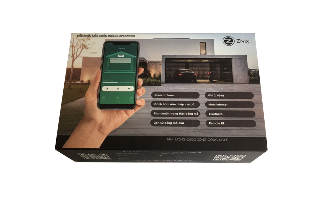 Điều khiển Cửa cuốn thông minh ZiTech Pro Điều khiển Cửa cuốn thông minh ZiTech Pro