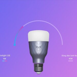 Bóng đèn Yeelight 1SE 16 triệu màu, tiết kiệm điện năng