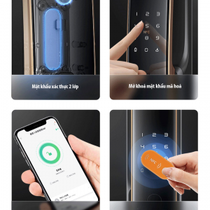 Khoá vân tay thông minh Xiaomi Lockin S50F Face ID bản quốc tế