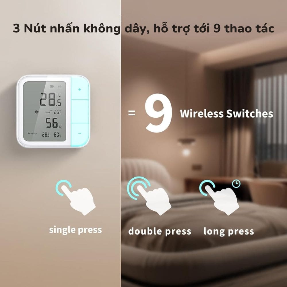 Cảm biến môi trường Aqara W100 TH-S04D Cảm biến môi trường Aqara W100 TH-S04D