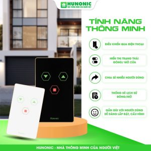 Công tắc cửa cuốn Wifi Hunonic Door S
