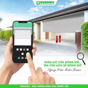 Công tắc cửa cuốn Wifi Hunonic Door S