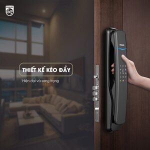 Khóa vân tay thông minh Philips DDL702E