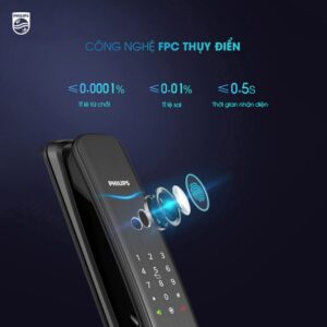 Khóa vân tay thông minh Philips DDL702E