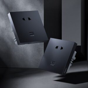 Ổ cắm ẩm tường Aqara Wall Socket H1 USB ( Gateway)