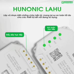 Công Tắc Thông Minh Hunonic Lahu 1 Kênh – Công Suất Lớn 4000W