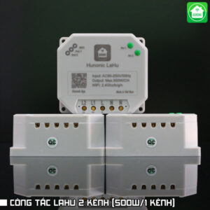Công tắc thông minh Hunonic Lahu 2 kênh