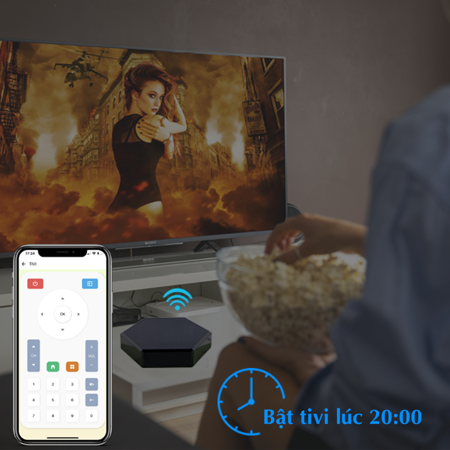 Bộ Điều Khiển Hồng Ngoại Wifi Hunonic IR Pro Bộ Điều Khiển Hồng Ngoại Wifi Hunonic IR Pro