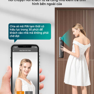 Khóa cửa thông minh Philips DDL709-7HWS mở bằng Face ID