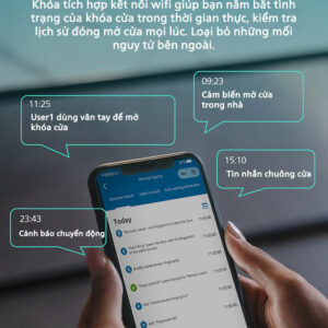 Khóa cửa thông minh Philips DDL709-7HWS mở bằng Face ID