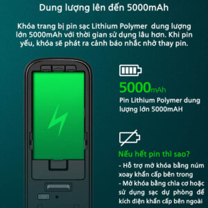 Khóa cửa thông minh Philips DDL709-7HWS mở bằng Face ID