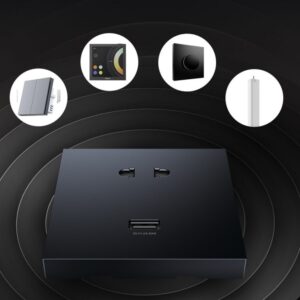 Ổ cắm ẩm tường Aqara Wall Socket H1 USB ( Gateway)