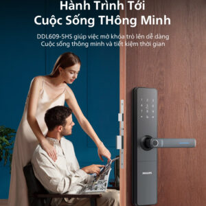Khóa cửa điện tử Philips DDL609-5HS