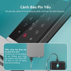 Khóa cửa thông minh Philips DDL615 – 5HBS
