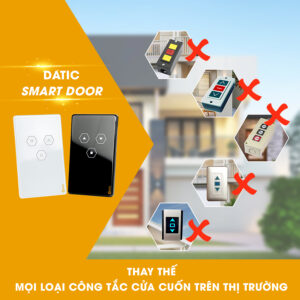 Công tắc cửa cuốn Wifi Hunonic Datic Smart Door