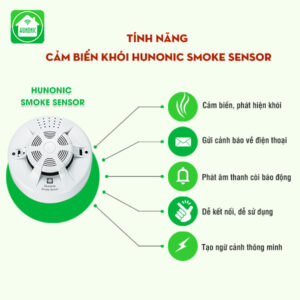 Cảm biến khói thông minh Hunonic Smoker Sensor