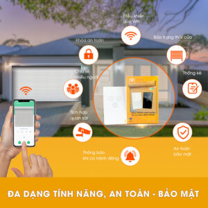 Công tắc cửa cuốn Wifi Hunonic Datic Smart Door