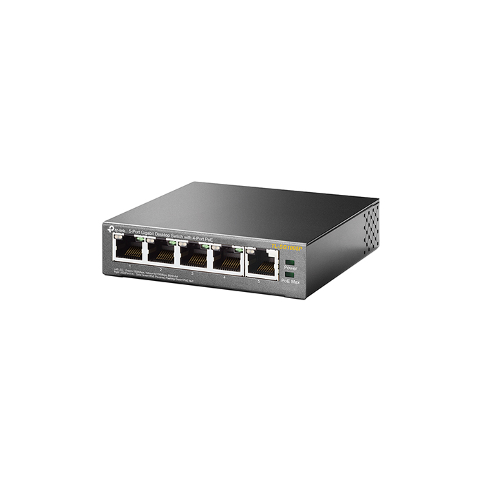 Switch Để bàn Gigabit 5 cổng với 4 cổng PoE TL-SG1005P Switch Để bàn Gigabit 5 cổng với 4 cổng PoE TL-SG1005P