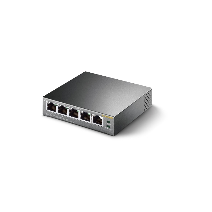Switch Để bàn Gigabit 5 cổng với 4 cổng PoE TL-SG1005P Switch Để bàn Gigabit 5 cổng với 4 cổng PoE TL-SG1005P