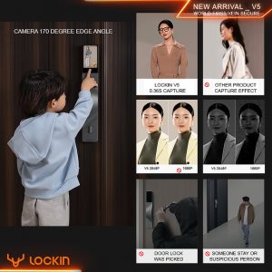 Khoá cửa thông minh Lockin V5 Max