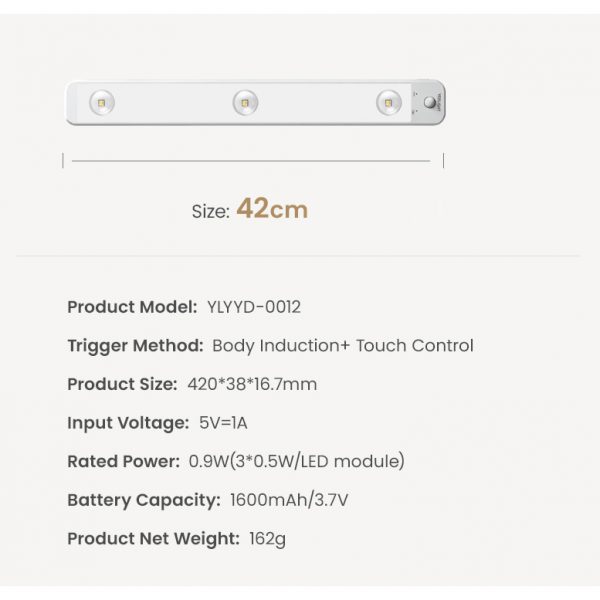 Đèn LED thanh cảm biến Yeelight Motion Sensor Mate Light Đèn LED thanh cảm biến Yeelight Motion Sensor Mate Light